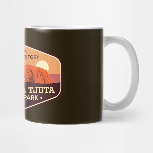 Uluru-Kata Tjuta National Park - Australia Northern Territory - Trail walking badge by TGKelly